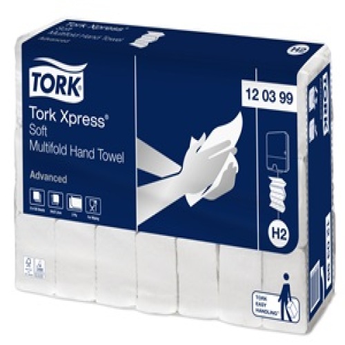 Tork Advanced Hand Towel Interfold Soft (H2 EU Eco) product foto Front View L