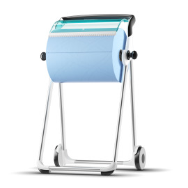 Tork Vloerstandaard Dispenser voor poetspapier, turquoise (W1) product foto
