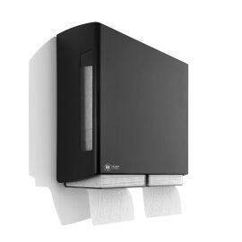 BlackSatino Dispenser voor gevouwen toiletpapier - double product foto